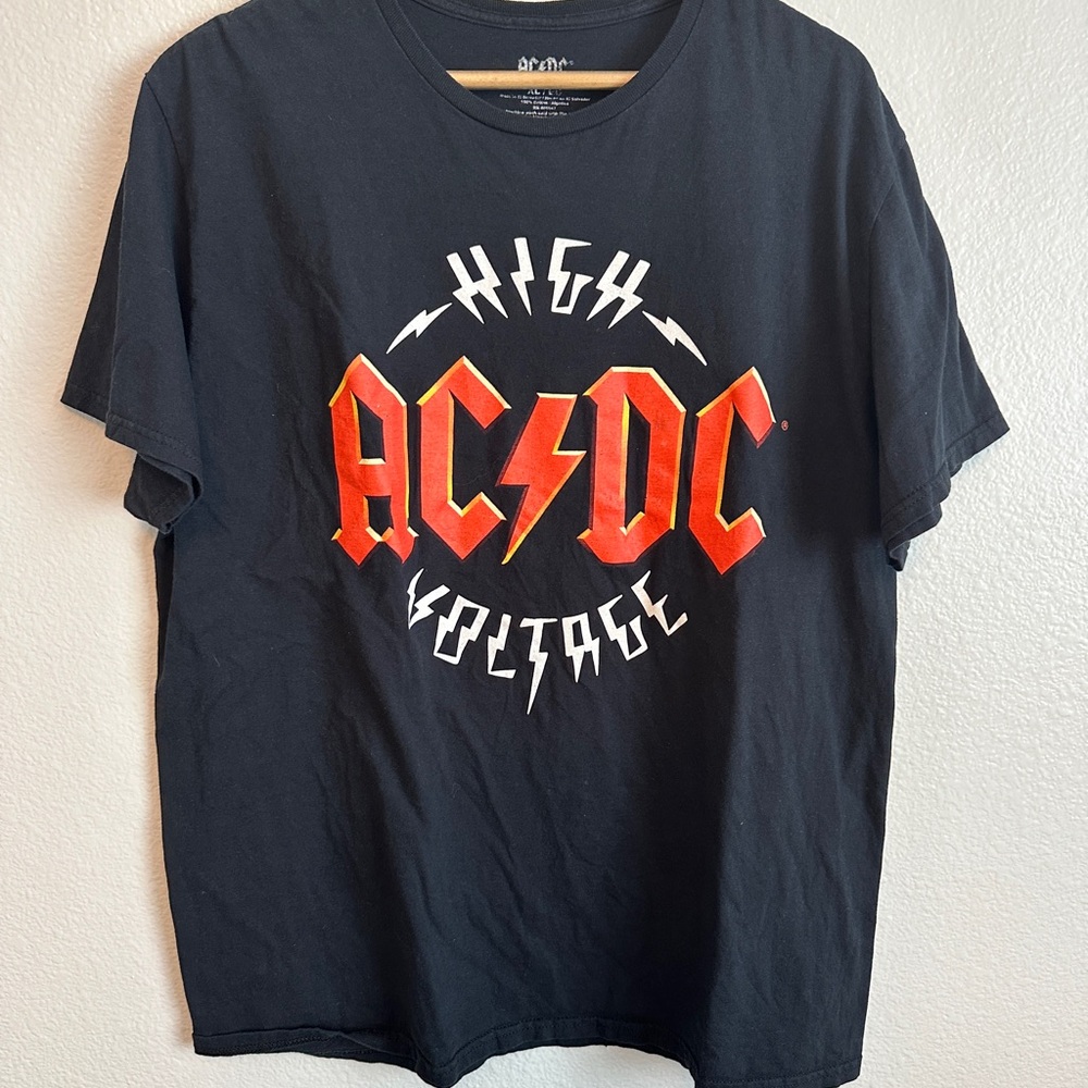 AC/DC Black Graphic Tee